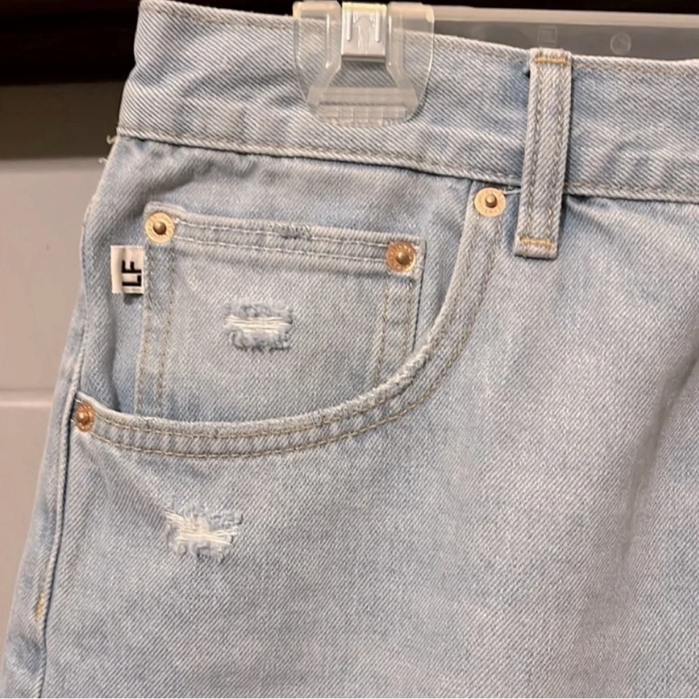 NEW Lovers & Friends High Rise Cut Off Denim Shorts 29